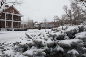 ICA with snow on the ground